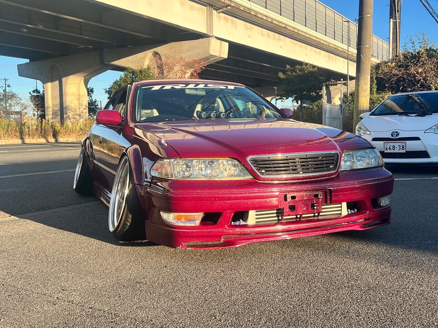 1999 Toyota JZX100 MarkII Toure V , candy pink red
